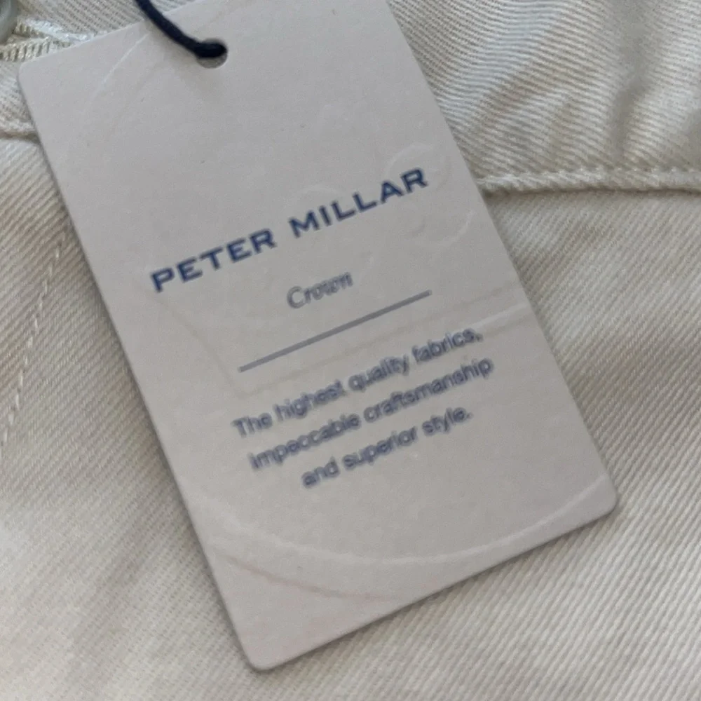 NWT Peter Millar Pants Sz 40 Crown Pilot Twill Flat Front Trouser Chinos‎ Stone